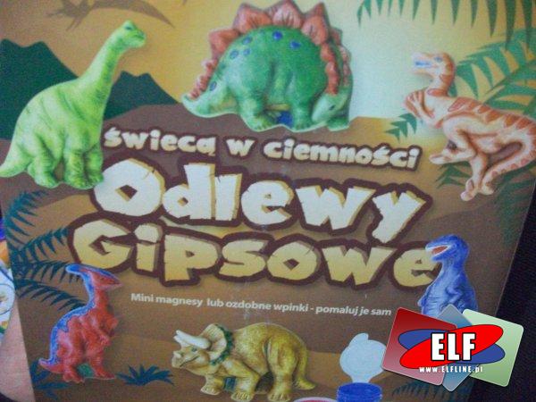 Odlewy gipsowe, z gipsu dinozaurów, dinozaur, dinozaury