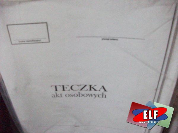 Teczki akt osobowych, teczka akt osobowych, akta osobowe