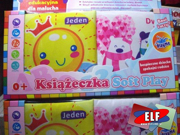 Książeczka miękka z materiału dla maluchów, dla malucha, książeczki miękkie