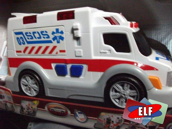 Samochód karetka, ambulans ze światłem i dzwiękiem, samochody ratunkowe, karetki, pojazd, pojazdy, auto, auta