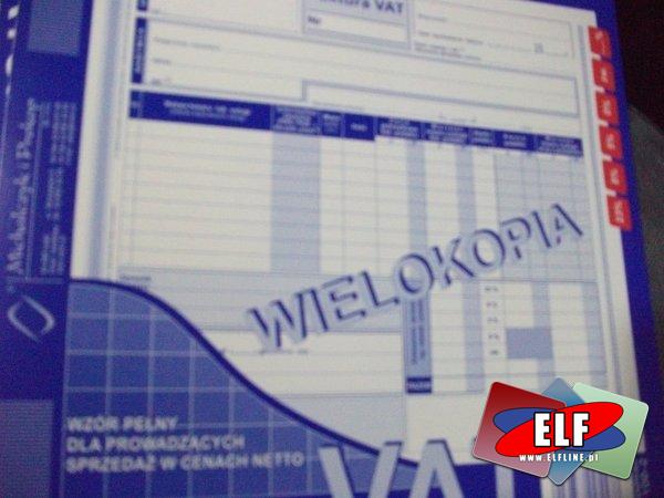 Faktura VAT wielokopia, faktury VAT wielokopie, 100-1, 100-2, 100-3, druk, druki