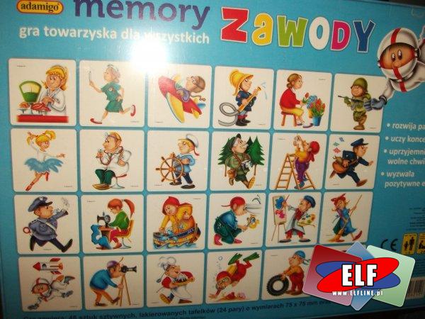 Gra gry memory, pamięciowe