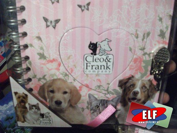 Pamiętnik, pamiętniki cleo & frank na kłódkę (cleo&frank)