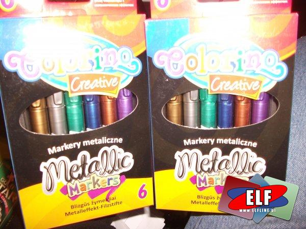 Mazaki metaliczne, mazak metaliczny, markery, marker, flamaster, flamastry, pisak, pisaki