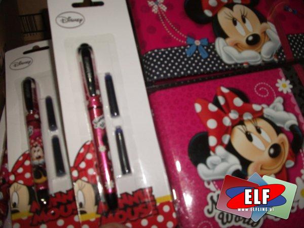 Pióro minnie mouse, pióra