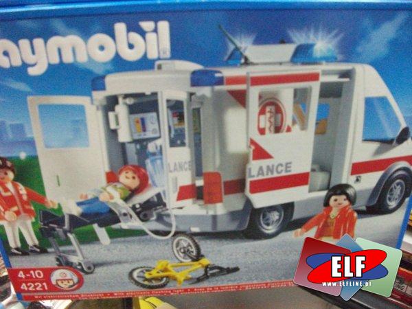 Playmobil, 4221 ambulans, karetka, klocki