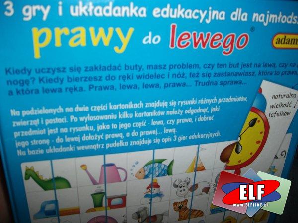 Gra prawy do lewego, gry, edukacyjna, edukacyjne, układanka, układanki