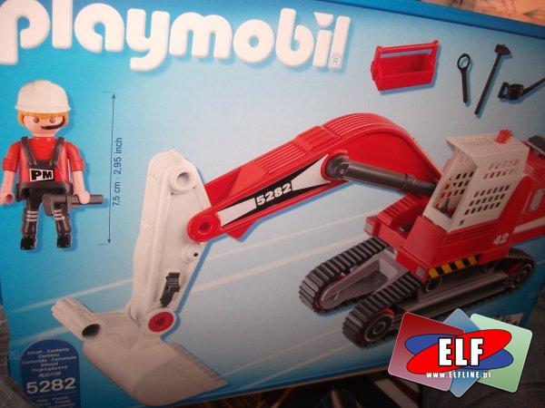 Playmobil city, 5282 Wielki spychacz, 5283 Ciężarówka budowlana, klocki