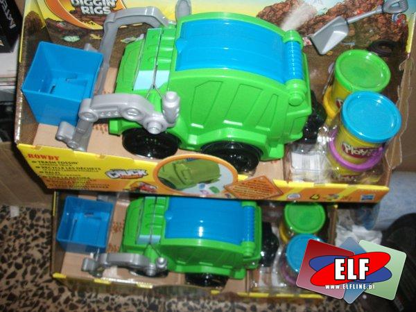 Chuck, śmieciarka, playdoh ciastolina