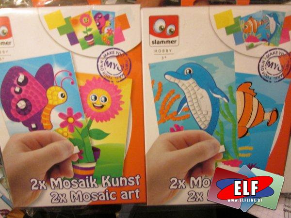 Zestaw kreatywny do tworzenia pocztówek z elementów piankowych, obrazków, pocztówka, obrazek, wyklejanka, wyklejanki, elementy piankowe, zestawy kreatywne