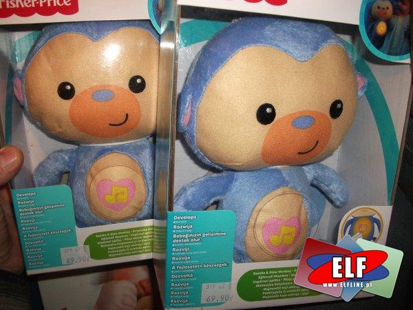 Fisher-Price małpka przytulanka ze światłem i dźwiękiem, fisher price, przytulanki