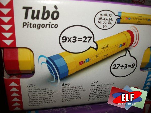 Tuba Quercetti do nauki mnożenia i dzielenia, tabliczka mnożenia, tabliczki, nauka, edukacyjna, edukacyjne