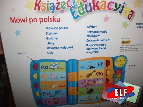 Książeczki edukacyjne na baterie, książeczka edukacyjna interaktywna, interaktywne