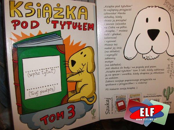 Książka pod tytułem tom 3, książki