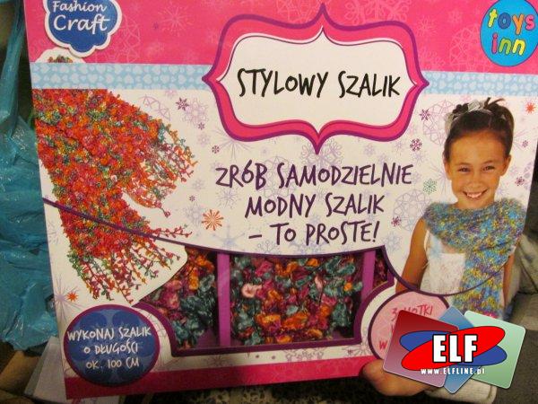 Kreatywny stylowy szalik, zestaw kreatywny, stwórz swój szalik, zestawy kreatywne