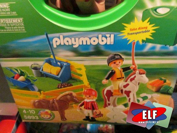 Playmobil, 5893 Skrzynia Konie, Koń, klocki