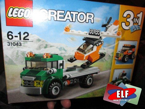 Lego Creator, 31043 Transporter Helikopterów, klocki