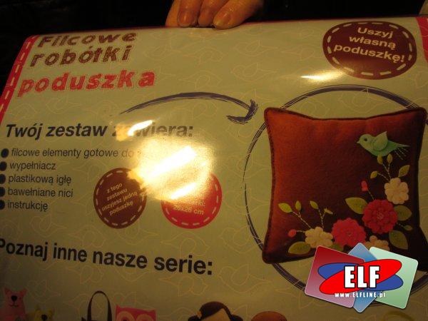 Kreatywne, poduszka, kot, zestaw kreatywny, zestawy kreatywne