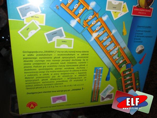 Gra Drabina, Alexander, Gry logopedyczne, logopedyczna, edukacyjna, edukacyjne