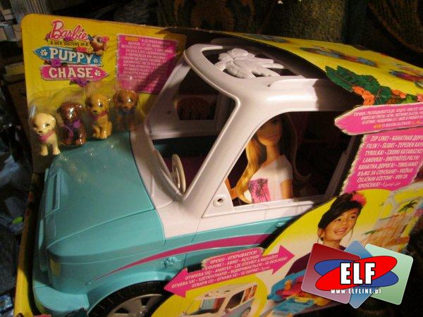 Samochód wakacyjny pieska barbie, lalka, lalki