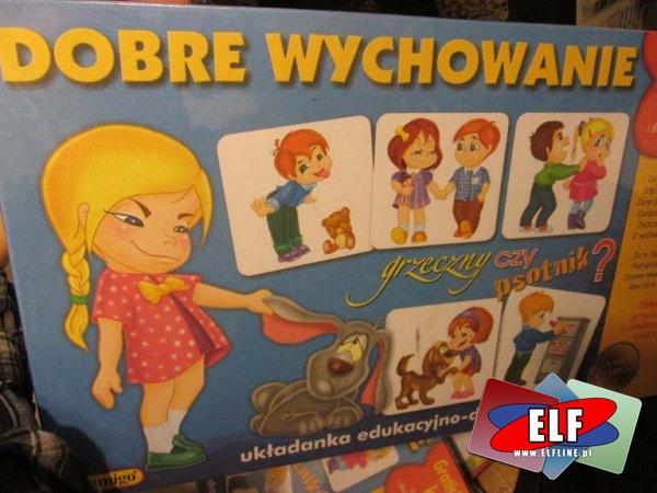 Gra, Układanka edukacyjno-dydaktyczna, dobre wychowanie, gry