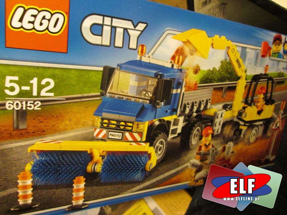 Lego City, 60152 Zamiatacz ulic i koparka, klocki