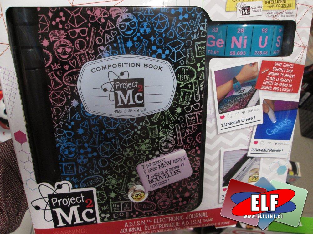 Projekt Mc2, Magiczny PAMIĘTNIK szpiegowski na hasło, pamiętniki, ultrafiolet itp.