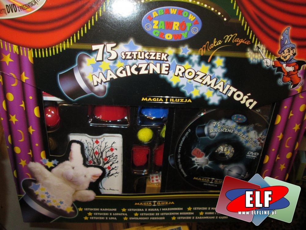 Sztuczki Magiczne, 75 sztuczek magicznych, zestaw magika, magia