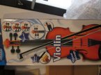 Skrzypce, Violin, Instrument muzyczny, instrumenty muzyczne, zabawkowy, zabawka, zabawki