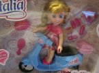 Lalka Natalia na skuterze, motorku, Lalki