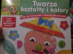 Gra edukacyjna, Loteryjka słowna, Logika 3 w 1, Twarze kształty i kolory i inne gry i zabawki edukacyjne dla dzieci