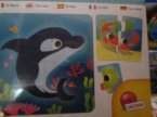 Puzzle edukacyjne dla dzieci, uczą dopasowywać kształty obrazków