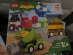 Lego Duplo, 10903 Remiza strażacka, 10886 Moje pierwsze samochodziki, klocki
