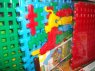 Klocki plastikowe, konstrukcyjne, w workach, w worku