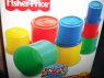 Fisher-price kubeczki do układania, kubeczek do układania, piramidka, piramidki edukacyjne, edukacyjna