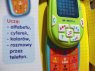 Telefon i mikrofon interaktywny edukacyjny z dźwiękiem i światłem do nauki i zabawy, komóreczka dryń dryń,  interaktywne z dźwiękami i światłami edukacyjne, edukacyjny, zabawka, zabawki