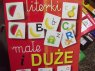 Gra literki małe i duże, gry