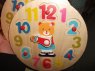 Zegar puzzle drewniane, myszka mickey i przyjaciele, misie, 