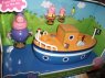 Świnka Peppa samochód, statek, świnki