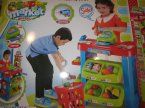 Super Market Green, Zabawa w sklep, Kasa, Koszyk, Lada, Produkty, Stoisko sprzedażowe, zabawka, zabawki
