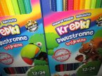 kredki dwustronne trójkątne, kredka