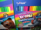 kredki dwustronne trójkątne, kredka