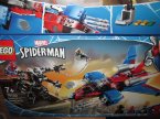 Lego, Marver Spider-Man, 76150 Pajęczy odrzutowiec kontra mech Venoma, klocki