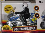 Zabawka Motocykl, Flota Miejska, Policja, Światło i Dźwięk