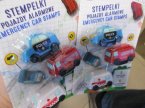 Stempelki, Pojazdy alarmowe, Emergency Cars Stamps, Stempelek, zabawka, zabawki